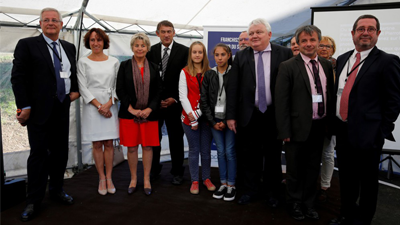 Une belle inauguration pour la plateforme des Bouchoux - Acceo-Tadeo