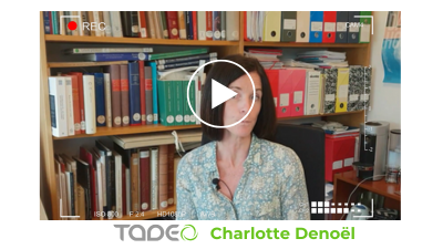 Témoignage Tadeo : Charlotte Denoël, Conservatrice en chef à la BNF - Acceo Tadeo