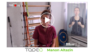 Témoignage Tadeo : Manon Altazin, Kinésithérapeute - Acceo Tadeo