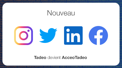 [Réseaux sociaux] Les comptes Tadeo ont changés !